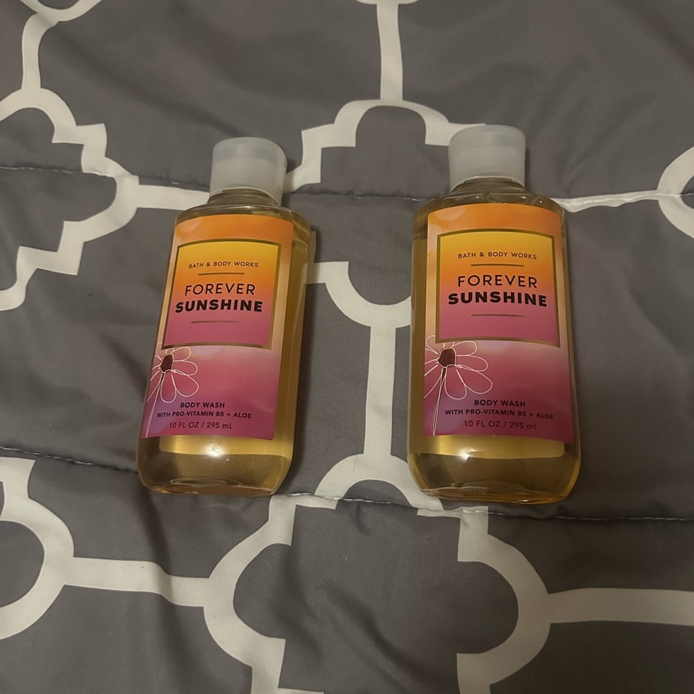 Bath and body works forever sunshine shower gels bundle
